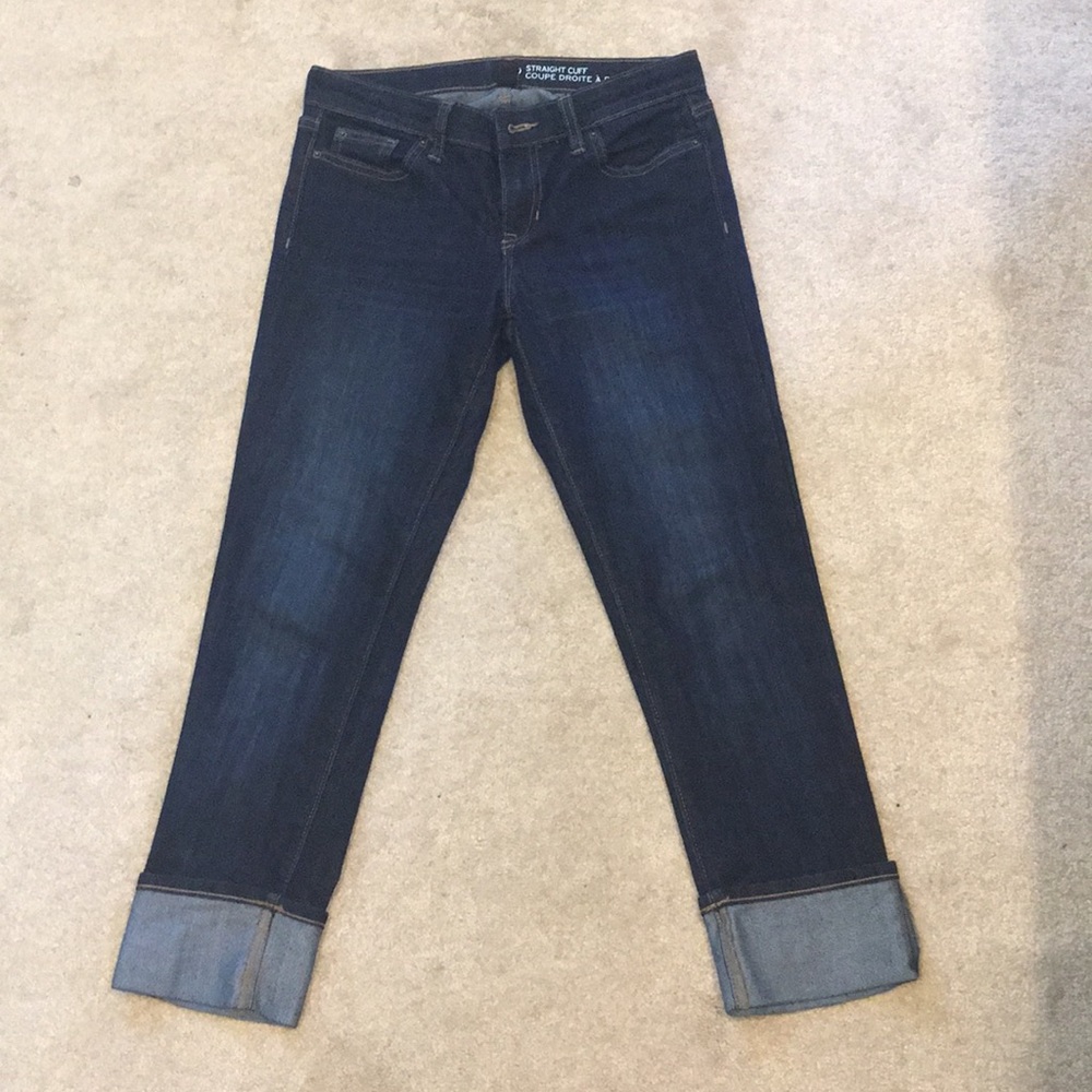 Gap cuffed denim jeans